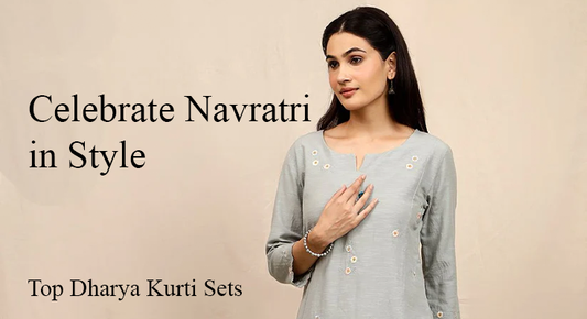 Celebrate Navratri in Style: Top Dharya Kurti Sets + Exclusive 20% Off!