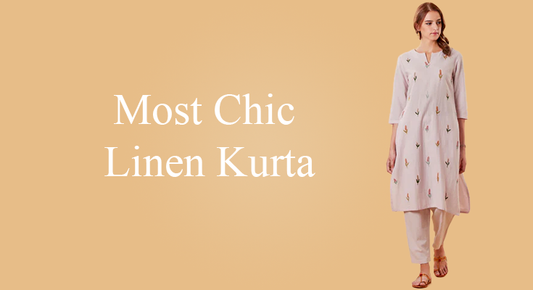Discover the Most Chic Linen Kurta for Women at Dharya