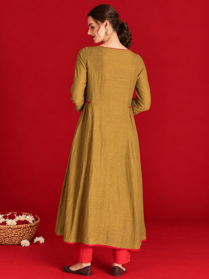 mustard-yellow-embellished-cotton-silk-anarkali-kurta-with-cambric-cotton-pants-dupatta