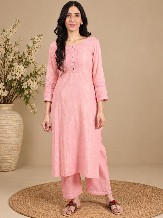 pastel-pink-embroidered-cotton-lurex-kurta-with-pants