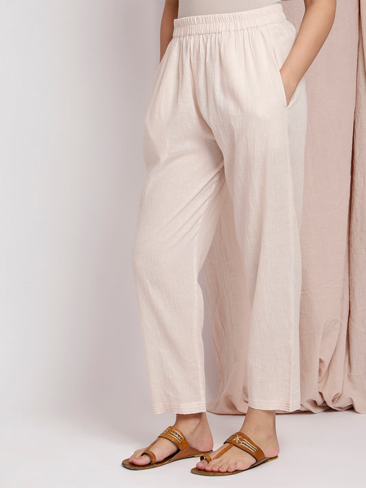 BEIGE  COTTON PANTS